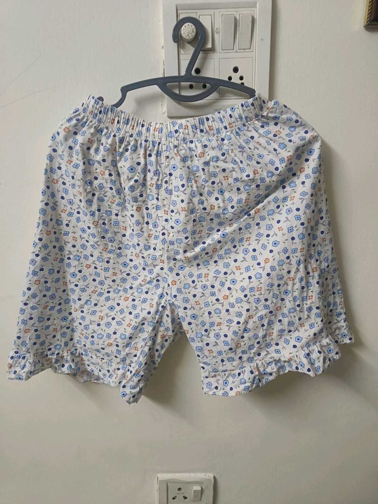 Floral Ruffle Shorts