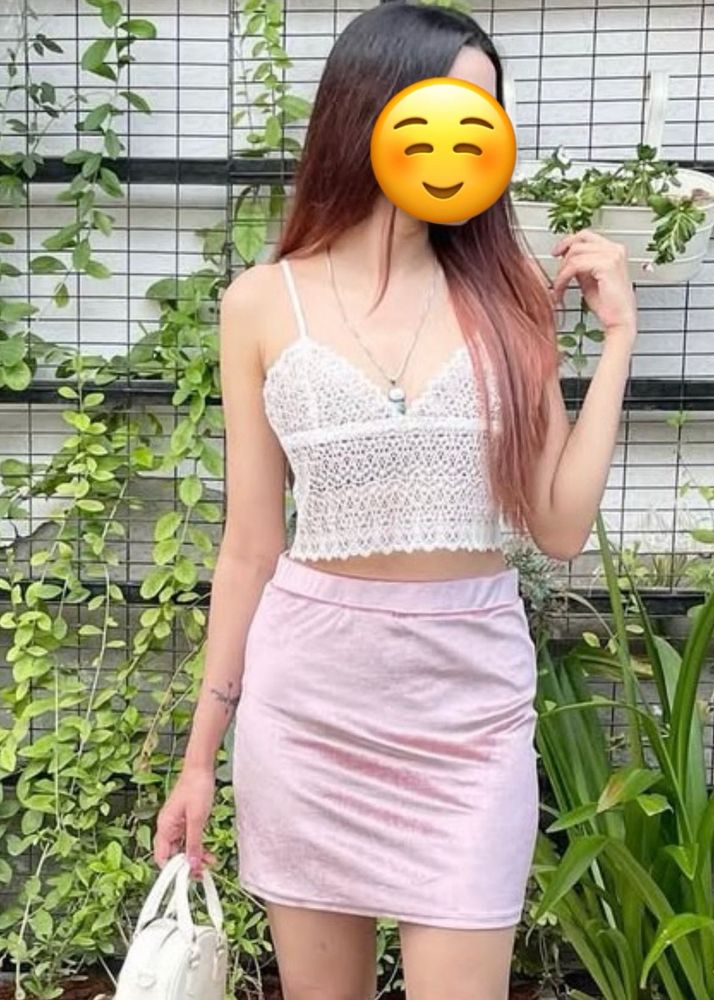 See Through Mesh Crop Top