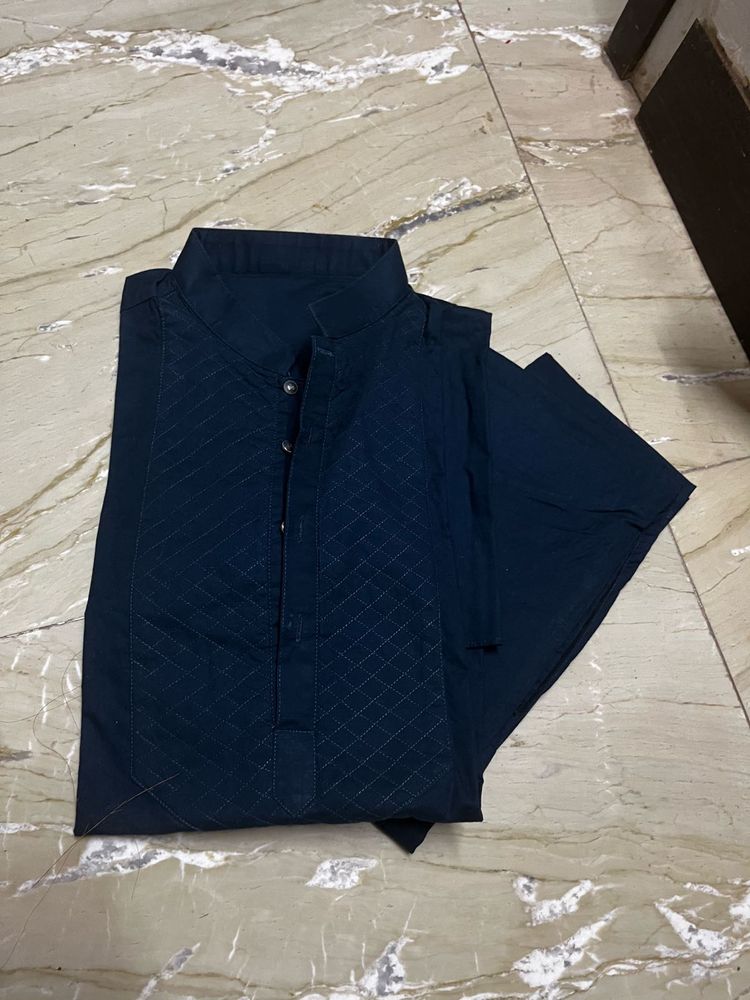 Royal Blue Kurta With Pant