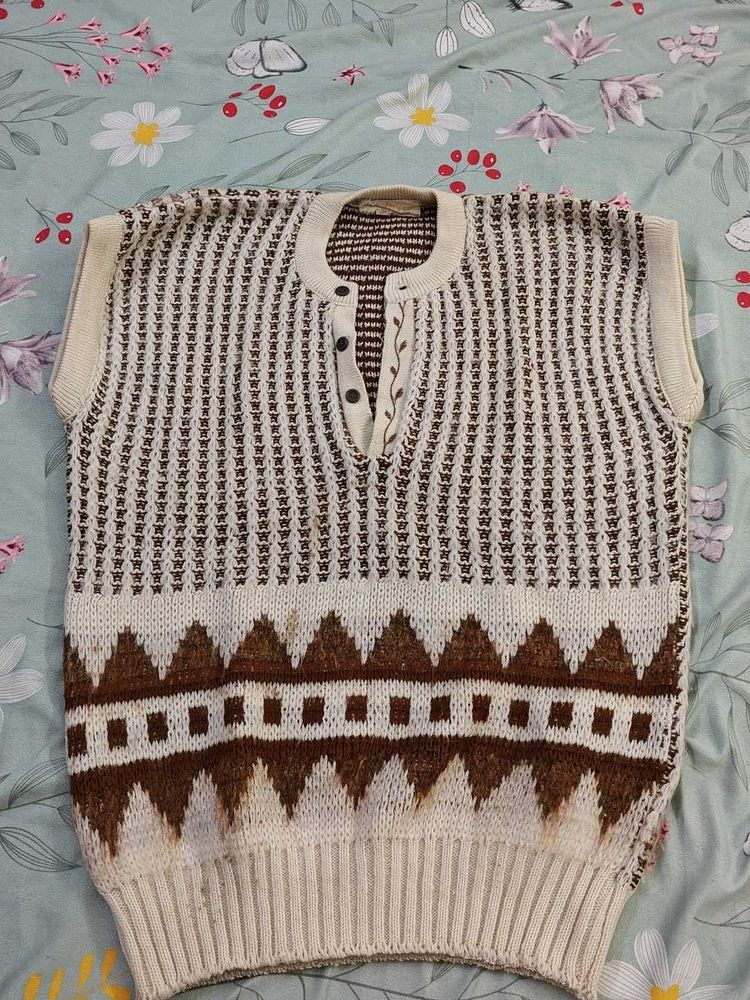 Vintage Knit Sweater Vest