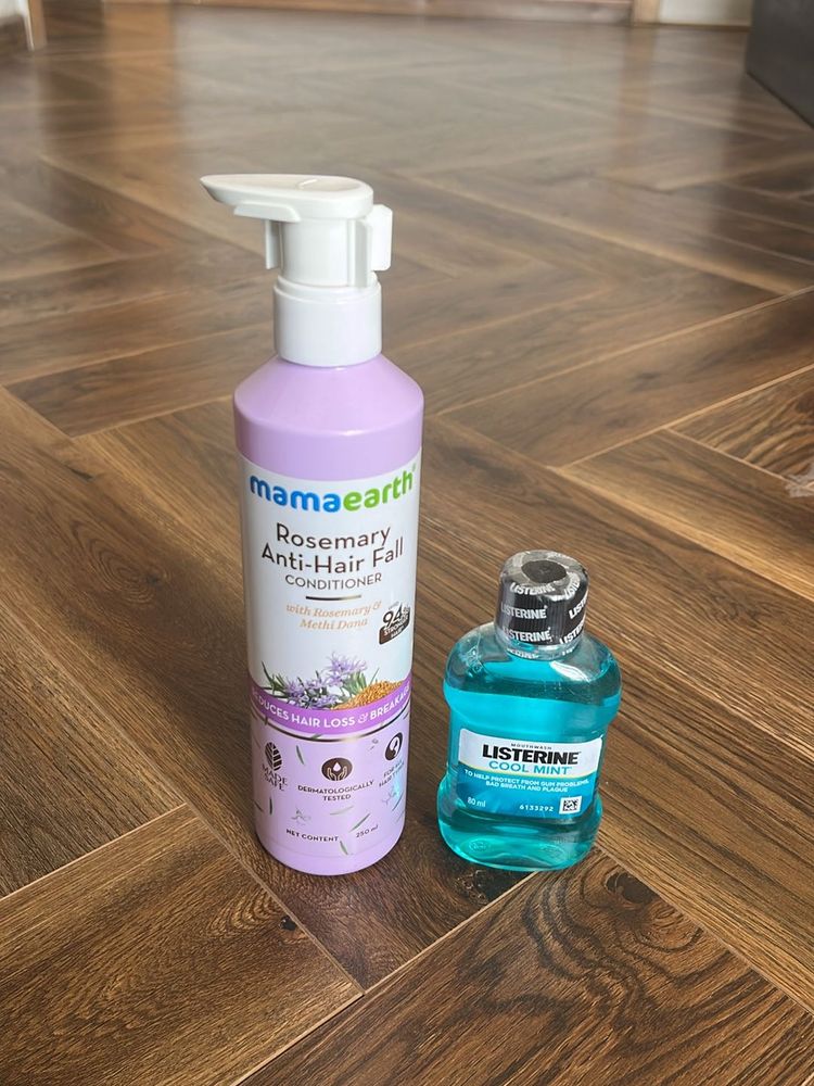 Mamaearth Conditioner (Free Listerine Mouthwash)