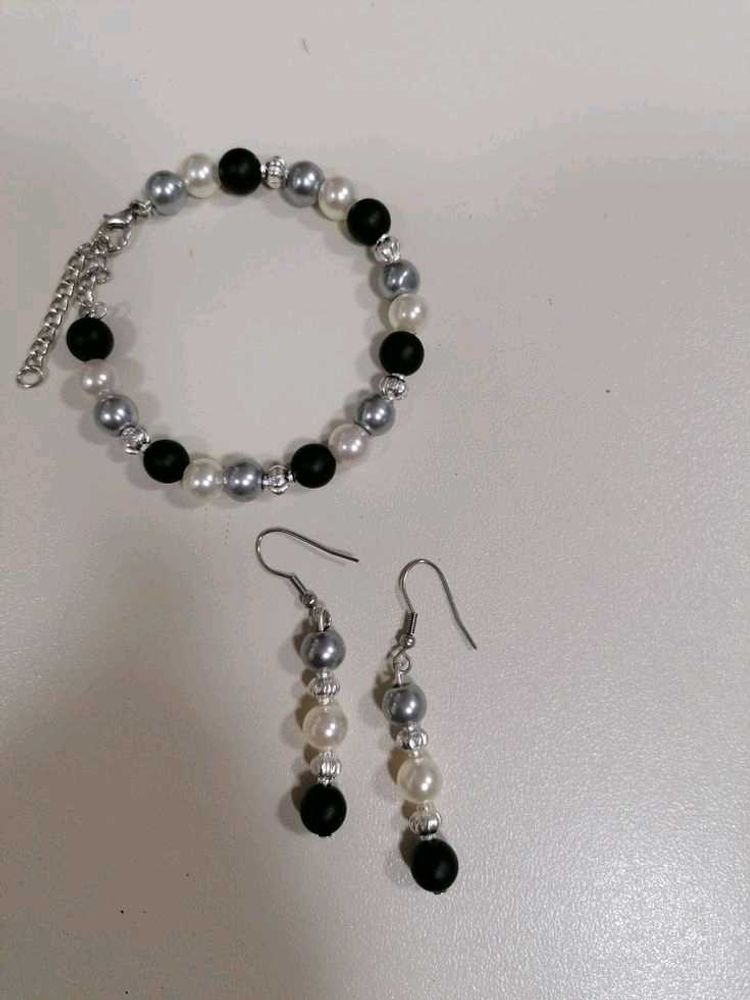 Pearl and Bead Jewelry Set