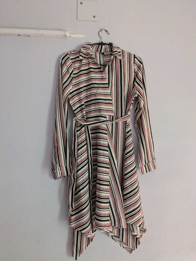 Pink Striped Dress