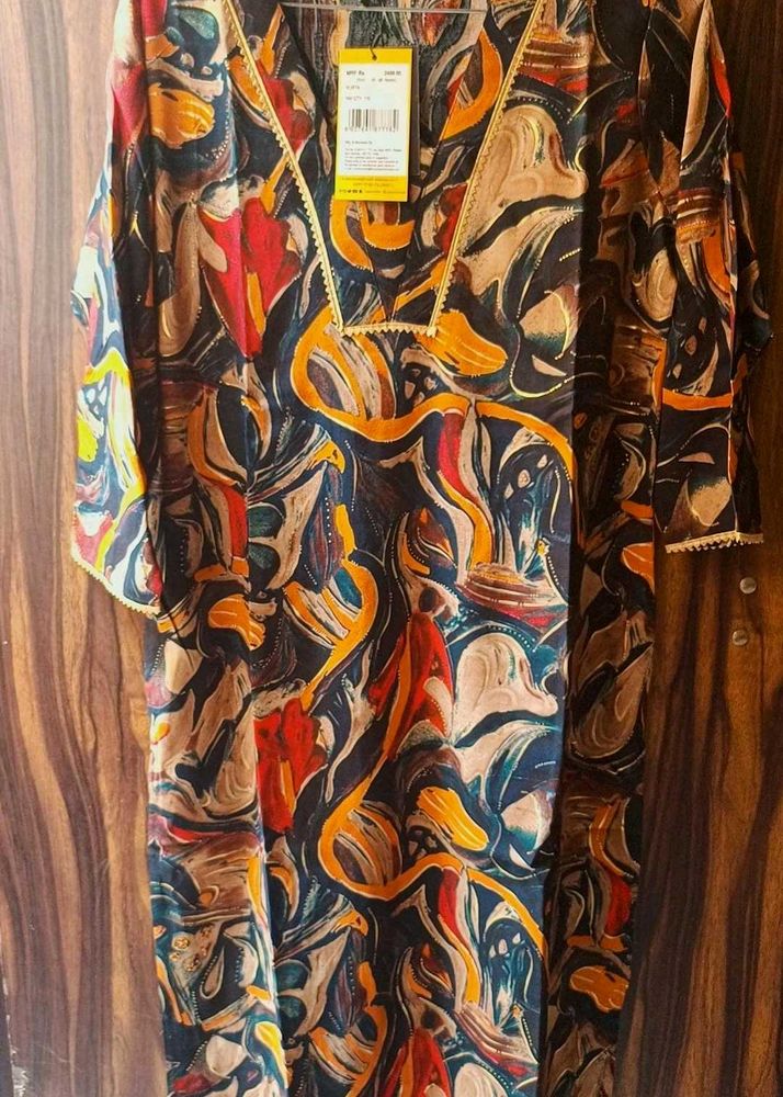 Vibrant Multicolor Printed Kurti by Global Desi