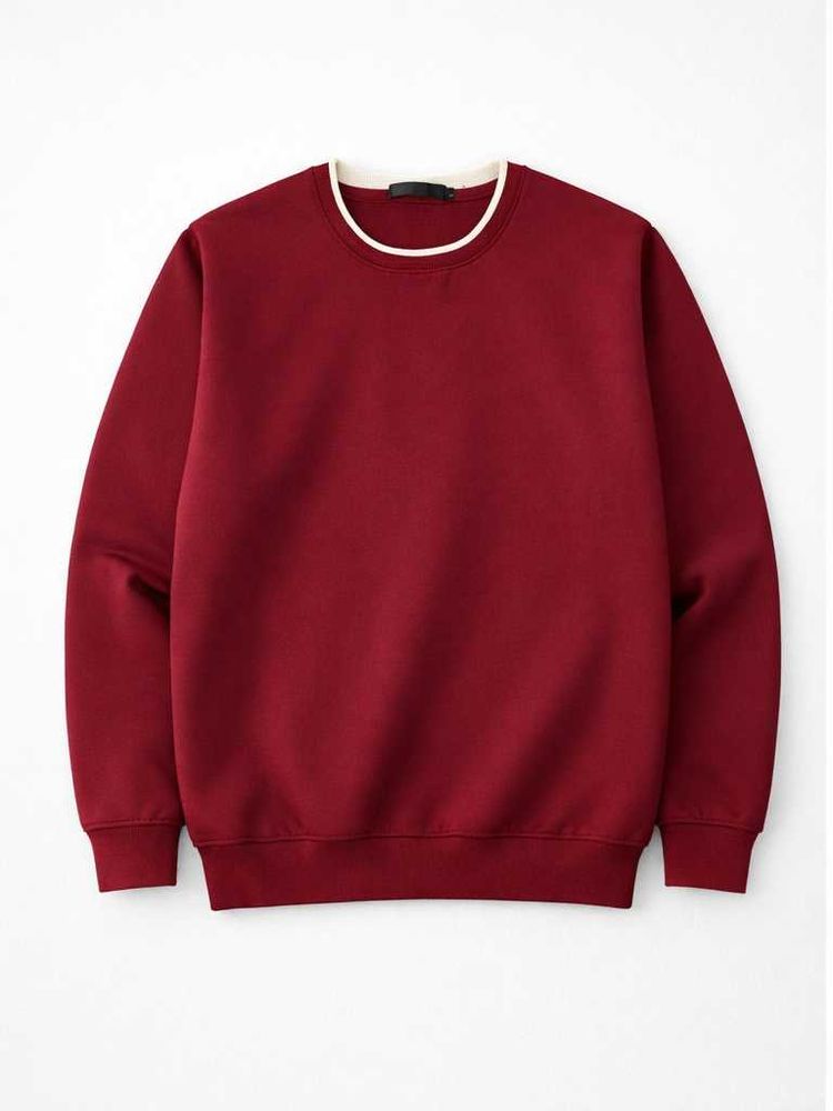 Burgundy Crewneck Sweatshirt