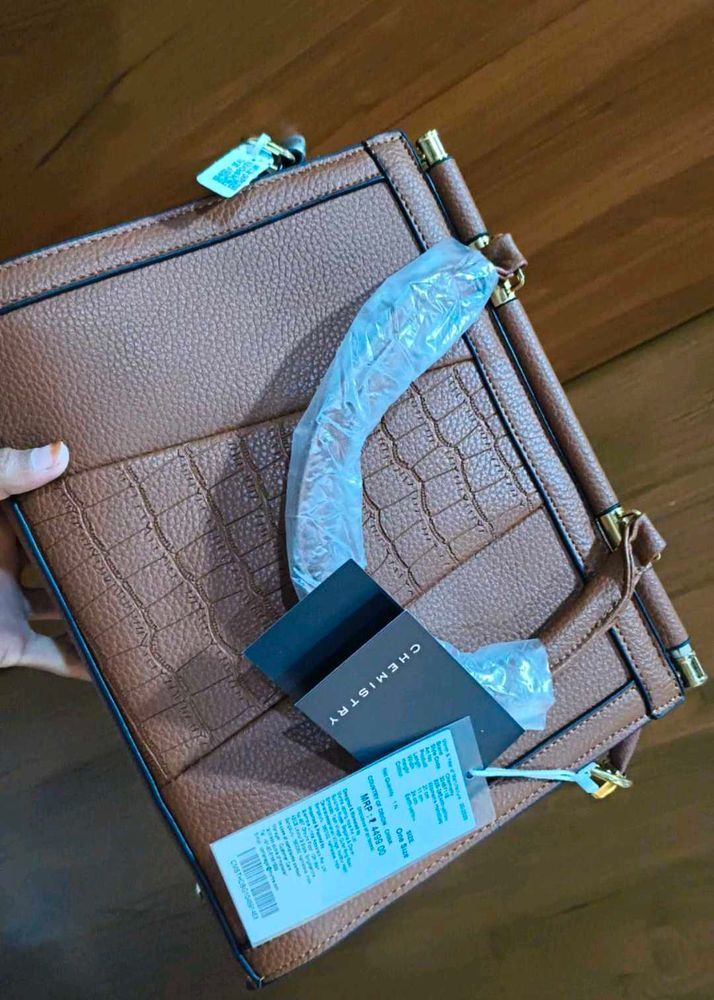 Chemistry Brown Handbag