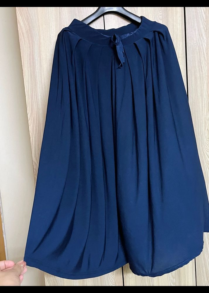 Blue Flared Palazzo