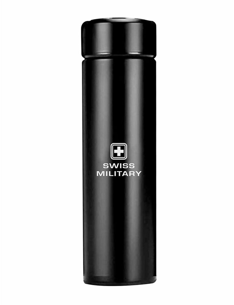 Swiss Military Digital Vacuum Flask-Black