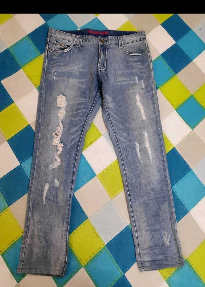 Light Wash Denim Jeans From Retro