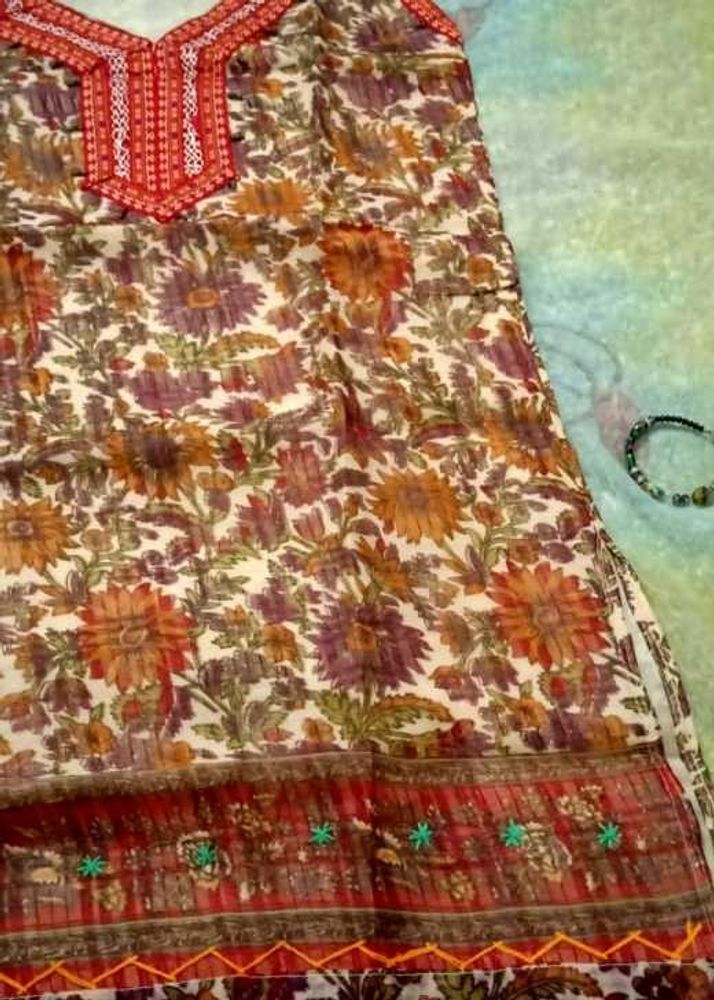 Embroidery Jaipuri Kurti
