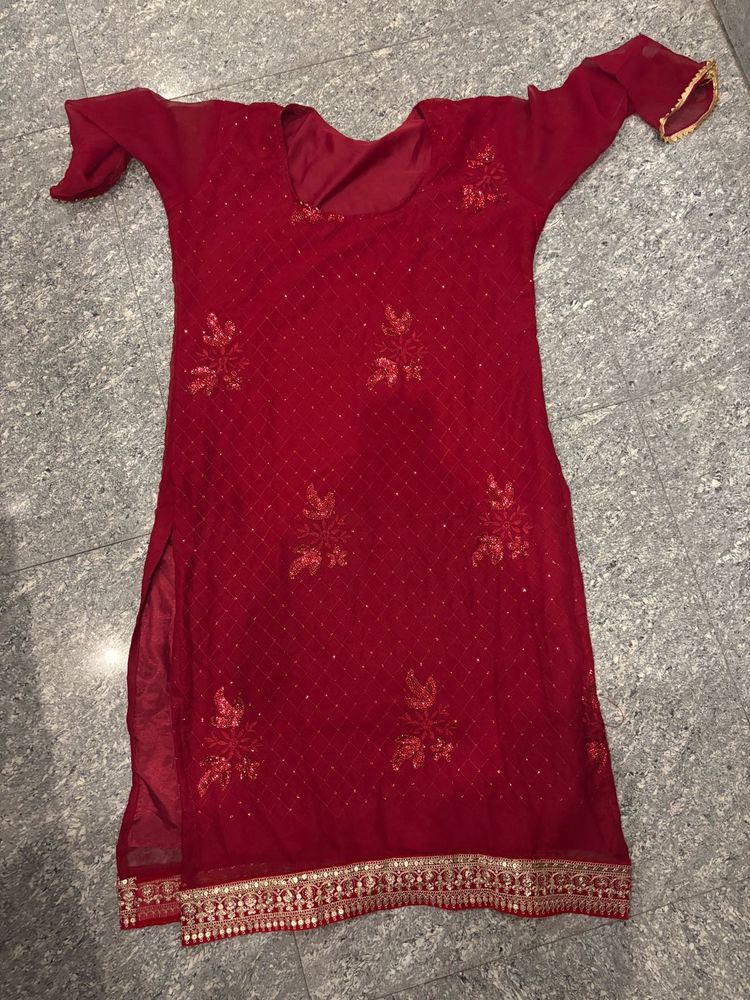 Beautiful Red Kurta