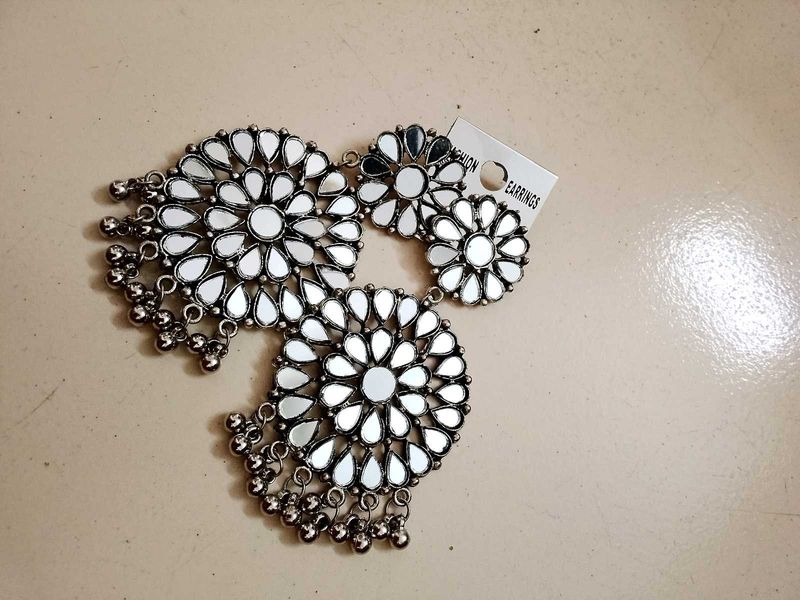 Mirror Mandala Earrings