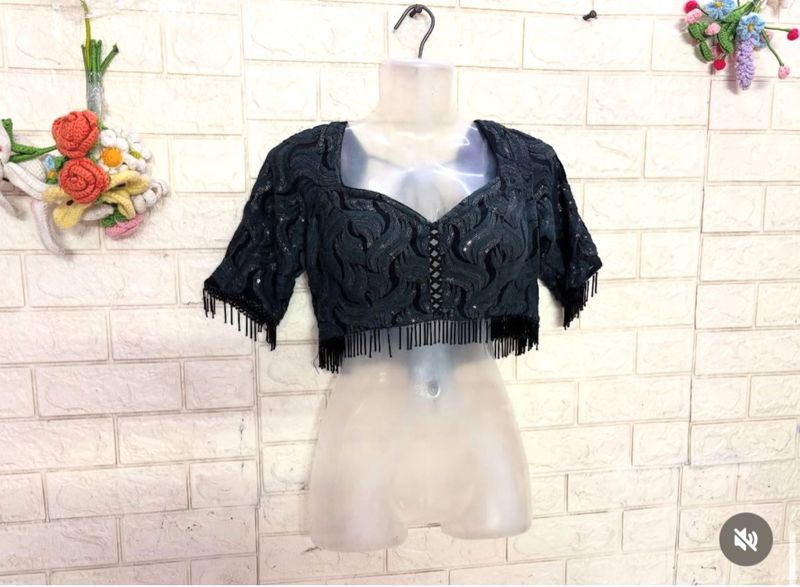 Black Designer Blouse
