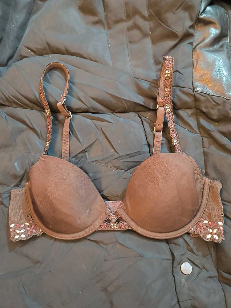 Elegant Brown Bra