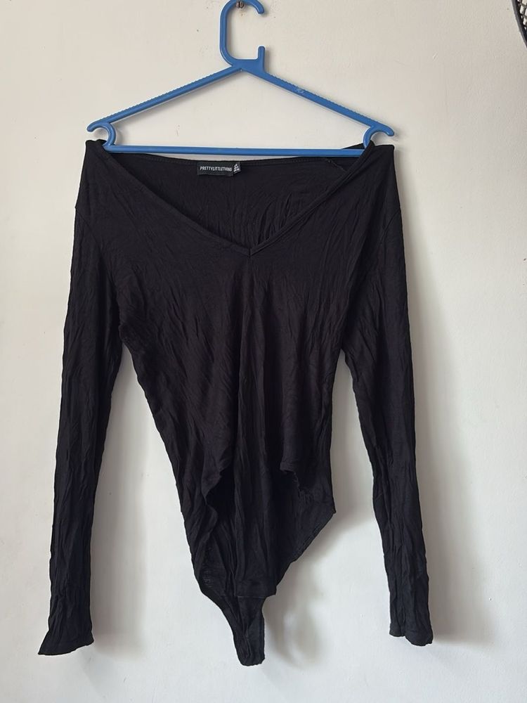 Sexy Deep Vneck Bodysuit