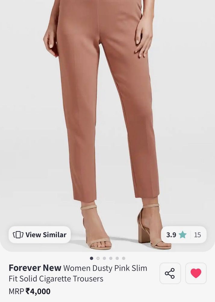 Forever New Slim Fit Cigarette Trousers