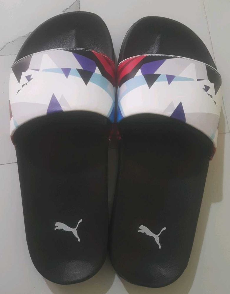 Puma Black Slides