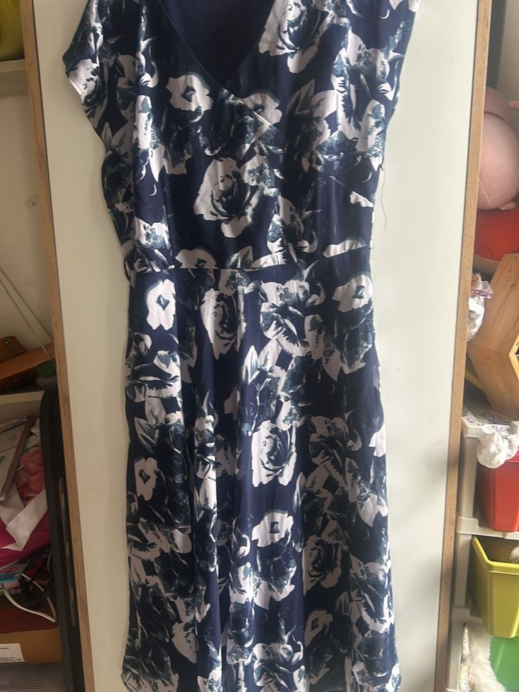 Blue Floral Dress