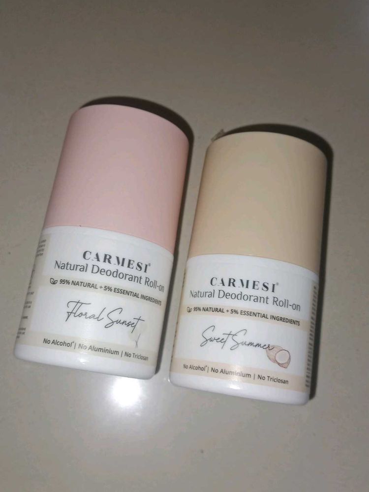 Carmesi Deodorant Roll-On Set
