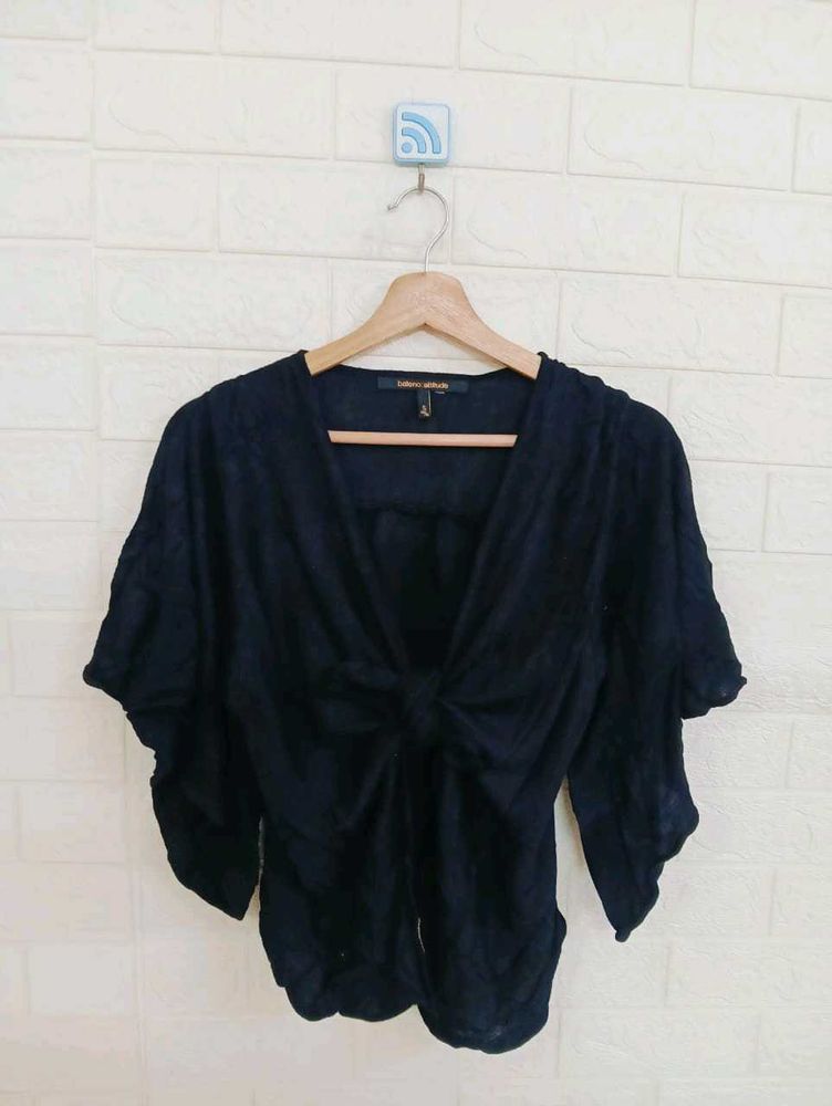 Tie Front Blouse