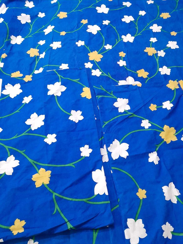 Floral Pattern Double Bedsheet