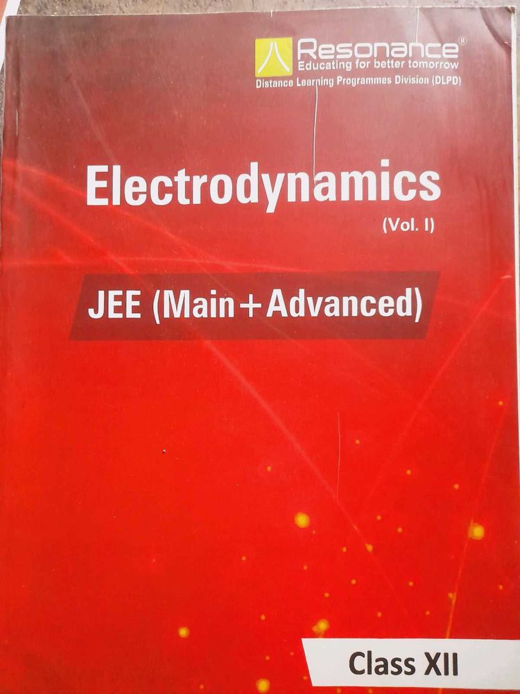 Resonance Complete Class 12th JEE MAIN/ADV MODULE