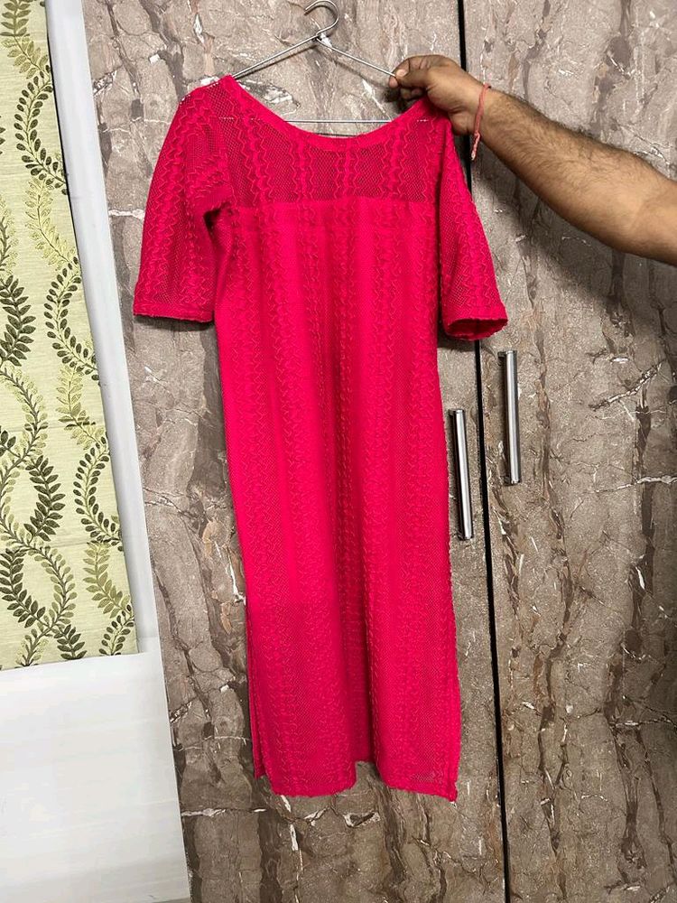 Strechable Crochet Kurti