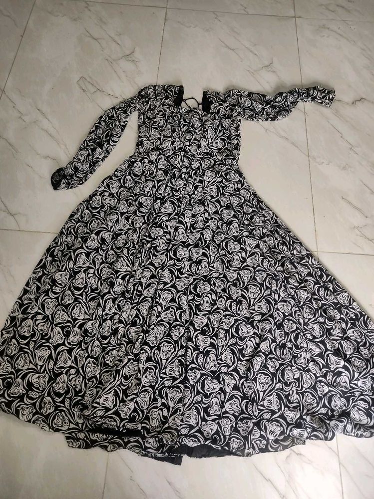6mtrs Flare Long Frock