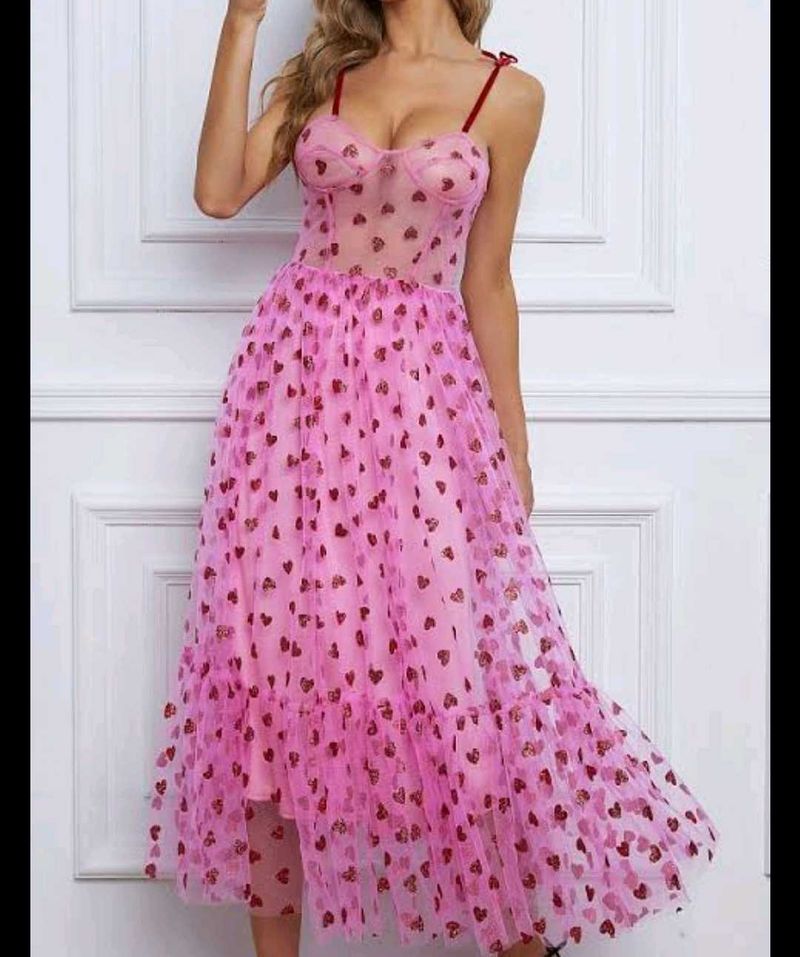 Cute Pink Imported Dress