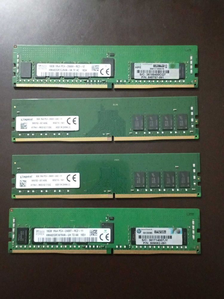 Memory Modules RAM Cards