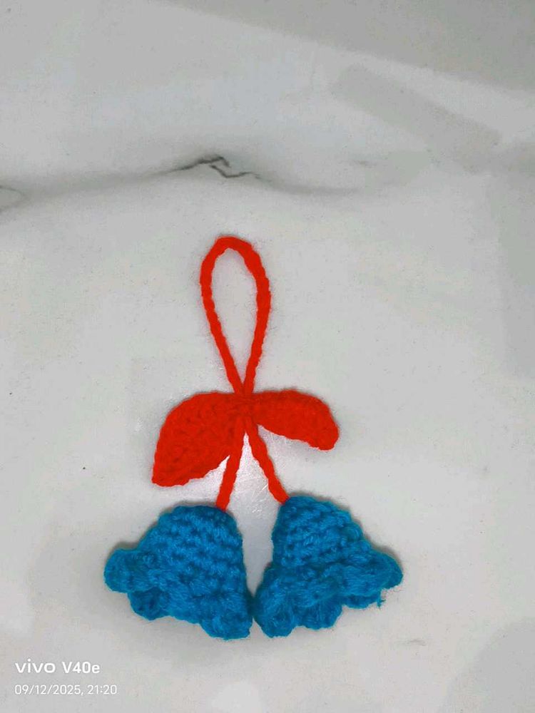 Crochet Christmas Bells Ornament