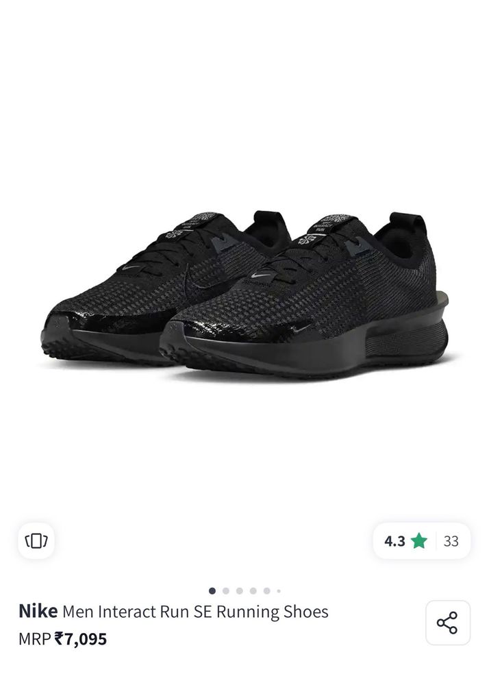 Nike Black Running Shoes
