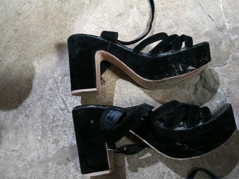 Black Platform Heels