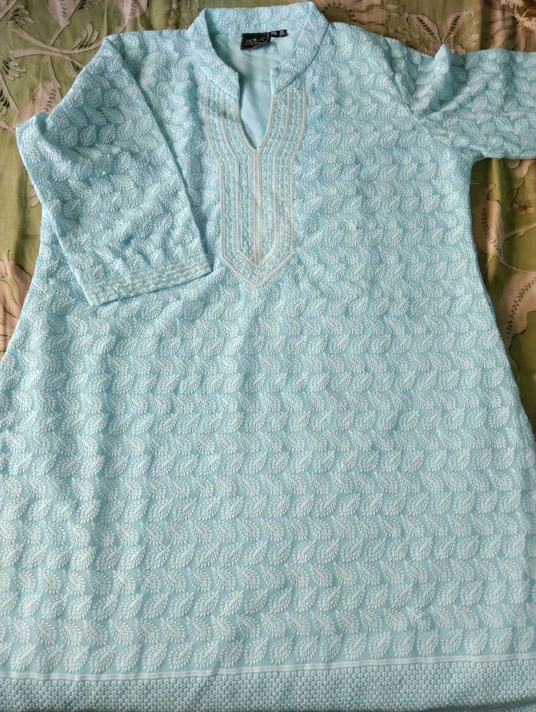 ChickenKari Blue Kurta