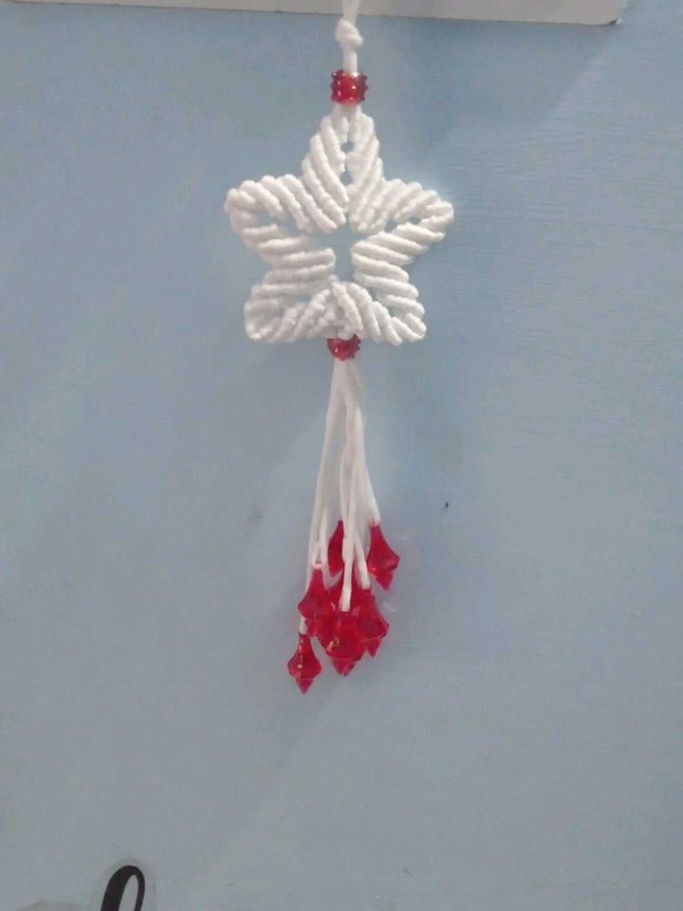 Macrame Star Ornament