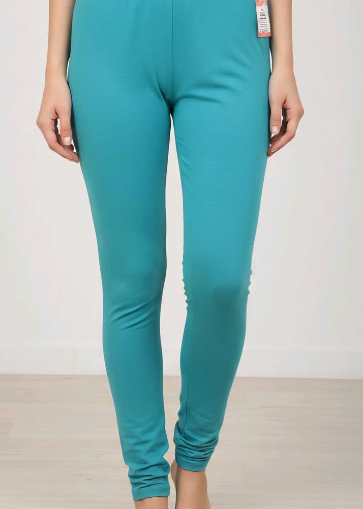 Sea Green Leggings - Premium Cotton