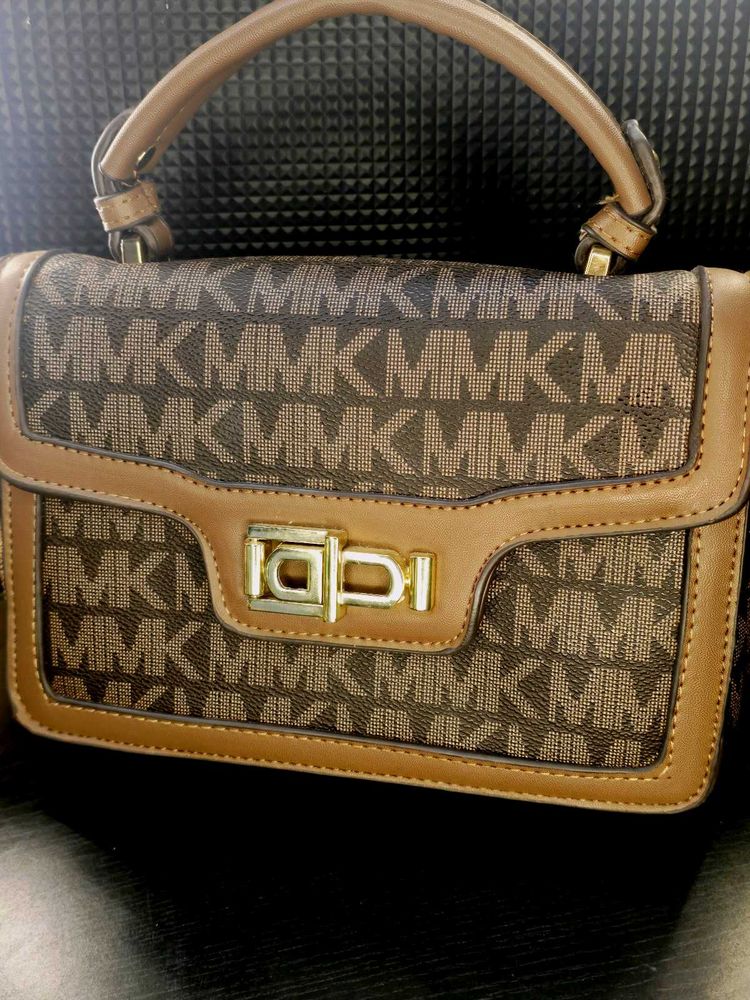 Stylish Brown 'MK' Handbag