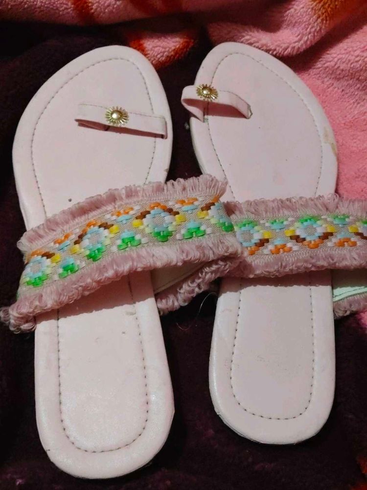 Pink Flat Slipper