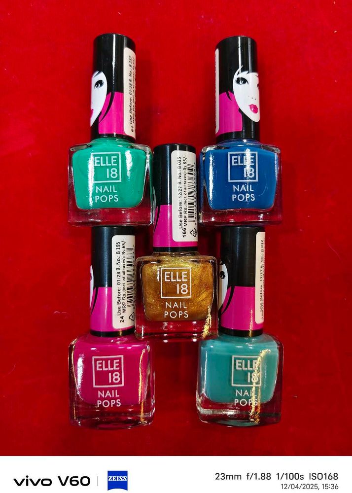 Elle 18 Nail Pops - Vibrant Colors!