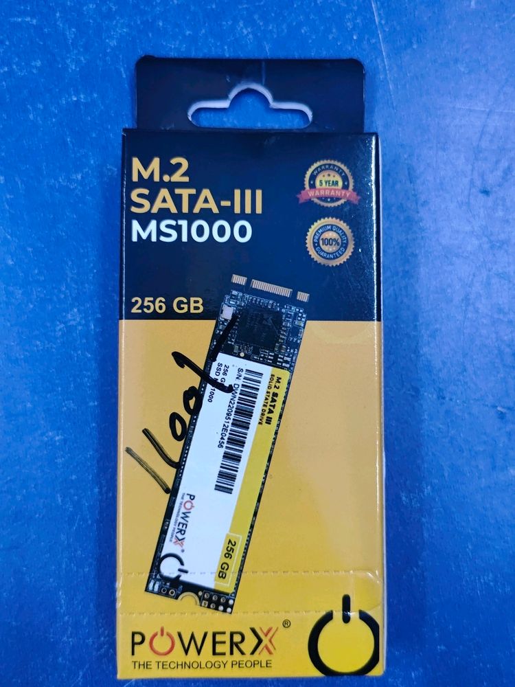 256gb M.2 Ssd Powerx 5 Years Warranty