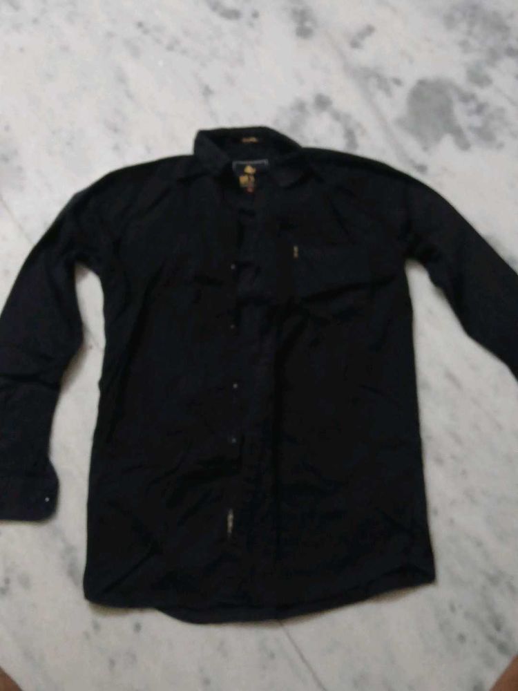Classic Black Long Sleeve Shirt