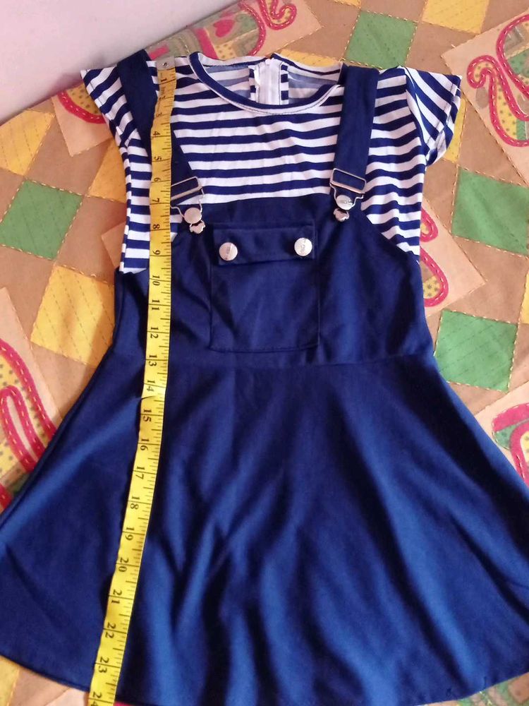 Cute Striped Jumper Dress