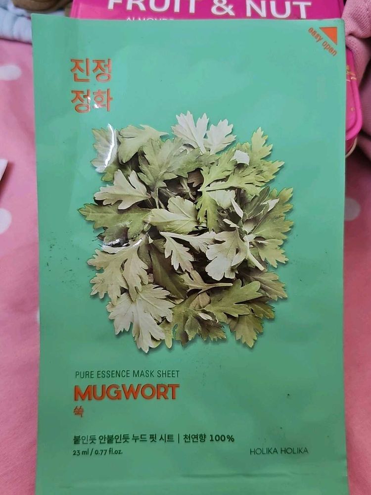 Missha &amp; Holika Mugwort Mask Sheet