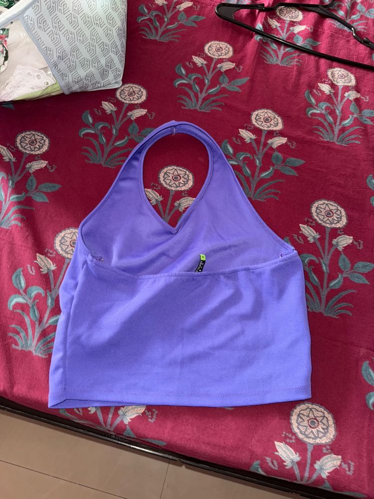 Lilac Halter Top