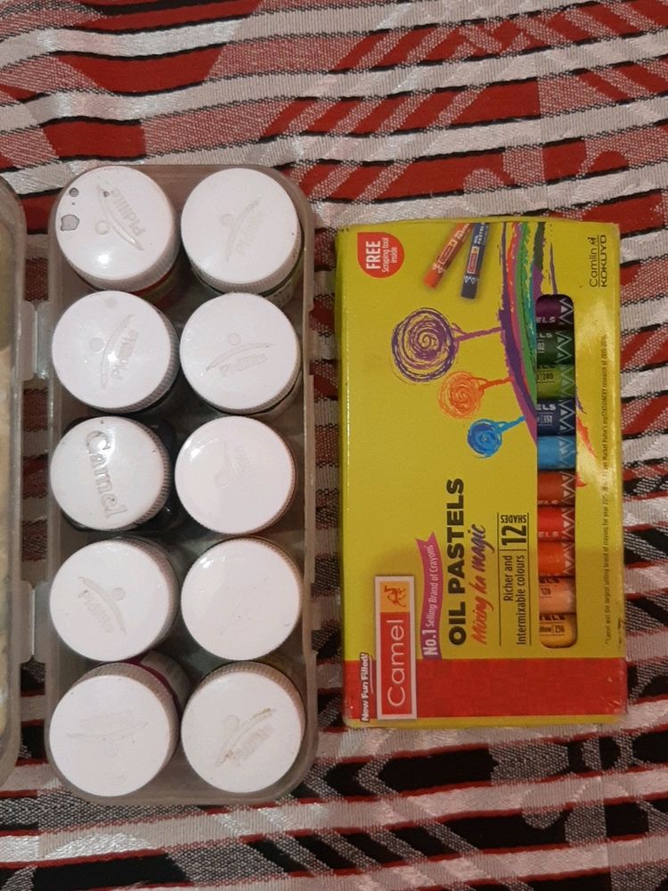 Acrylic Colors With Oil Pastel Free