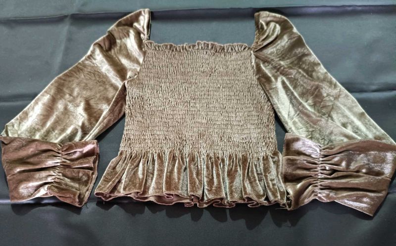 Velvet Brown Top