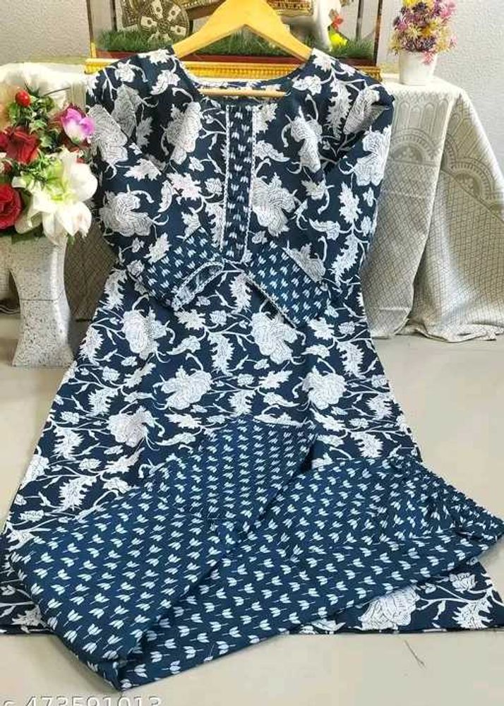 Floral Print Kurta Set