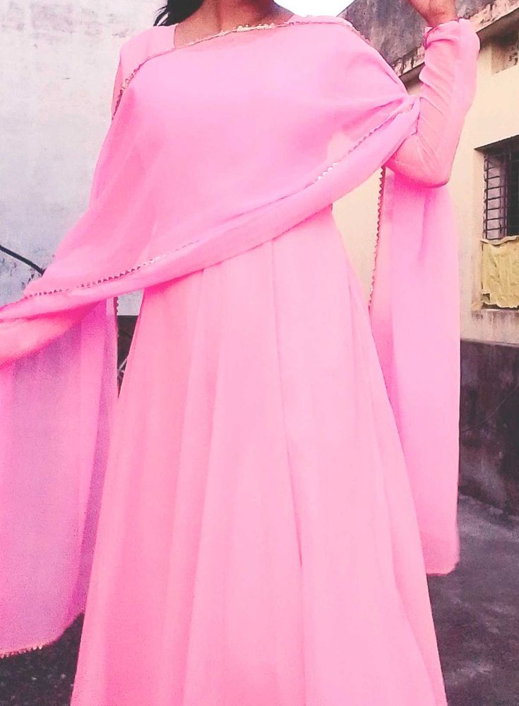 Elegant Pink Kurta Set