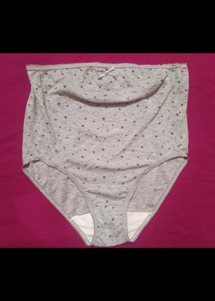 Cute Grey Star Print Briefs