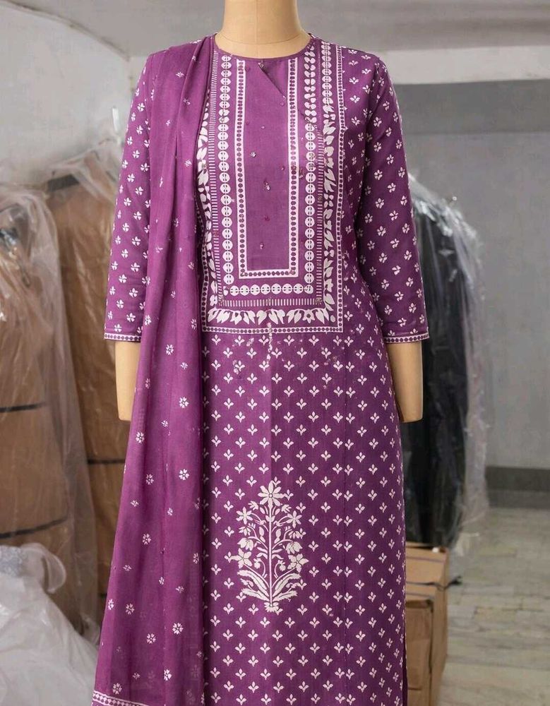 Elegant Lavender Kurta